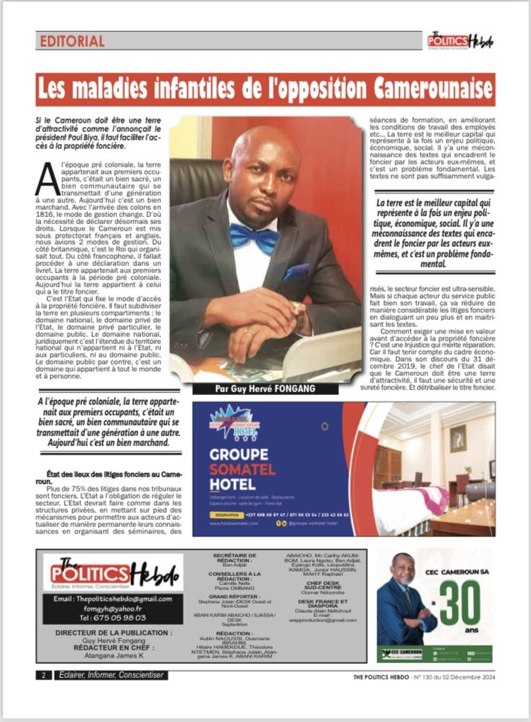 The Politics Hebdo - No 130 (02 Décembre 2024) – Image 2