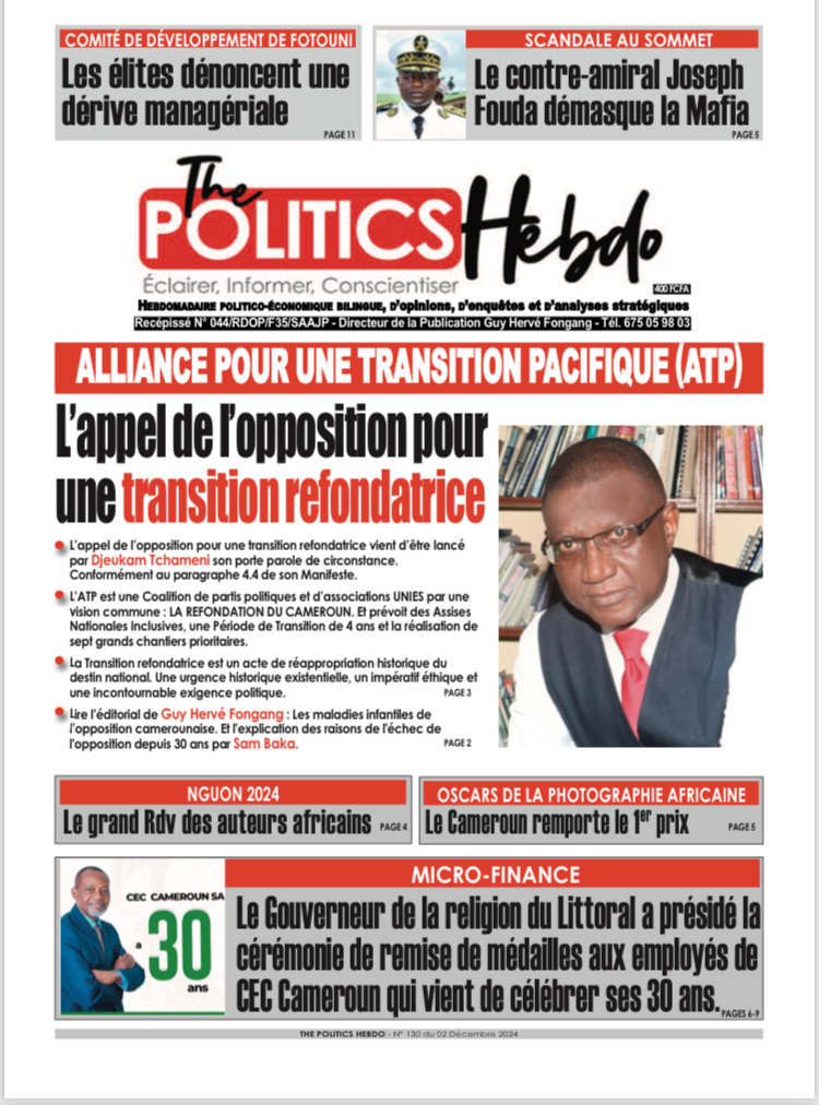 The Politics Hebdo - No 130 (02 Décembre 2024)
