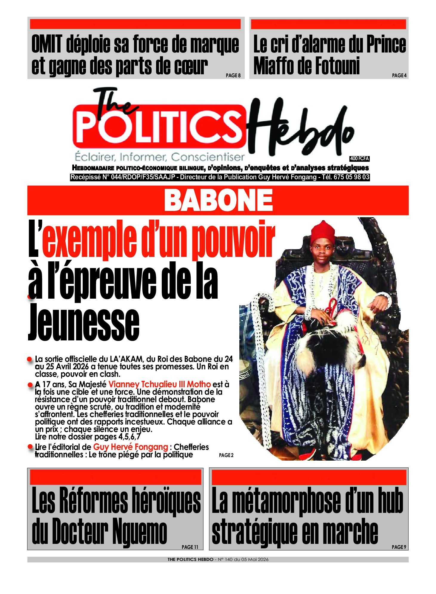 The Politics Hebdo 2026